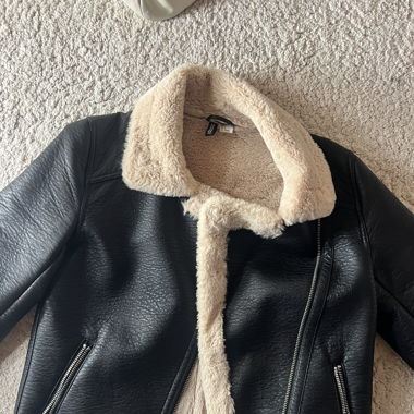 Veste effet aviateur 