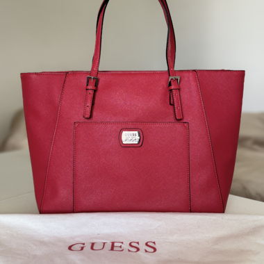 Original Guess Shopper/Shopping bag in red *New