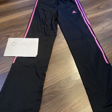 Pantaloni sportivi Adidas nero/rosa