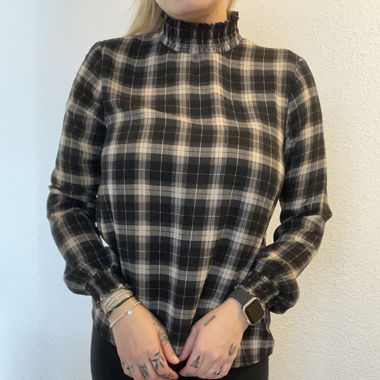 Karierte Bluse