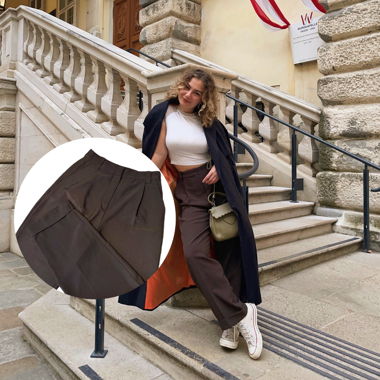 Pantaloni & Other Stories marrone vita alta