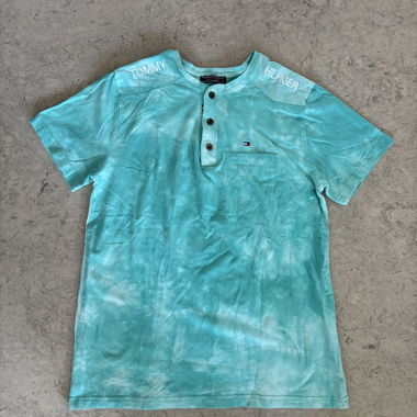 T-shirt Tommy Hilfiger turchese, taglia S