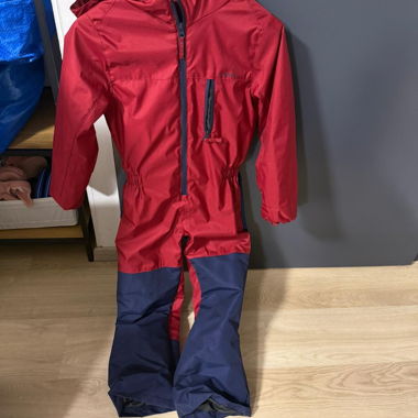 Tuta da sci per bambini rosso/blu