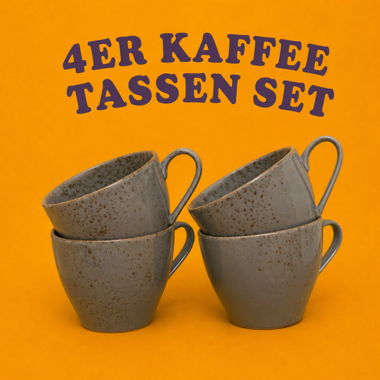 Set di 4 tazzine da caffè