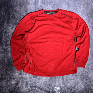 Champion Langarmshirt Rot – Grösse L