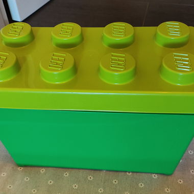 Boîte de rangement LEGO verte