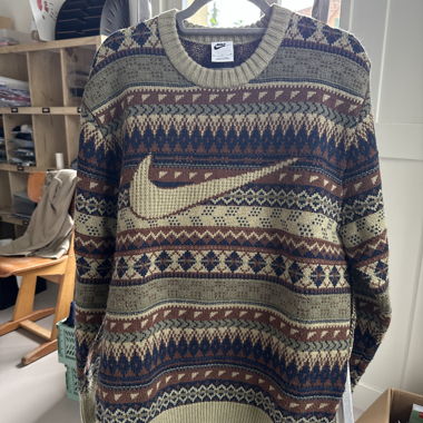 Nike Fair Isle Pattern Sweater