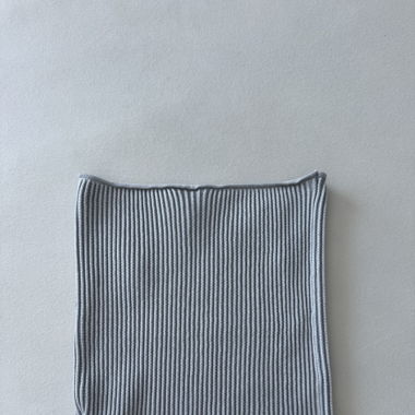 Light blue ribbed tube top