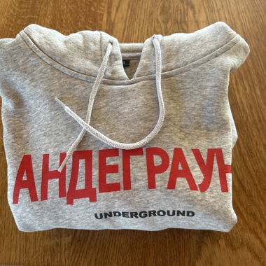 Felpa grigia "UnderGround"
