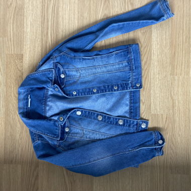 Veste en jean bleue