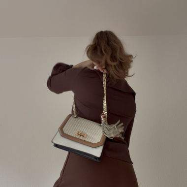 Borsa a tracolla da donna con catena