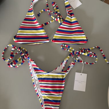 Bikini a righe Aqua Tropic