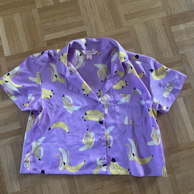 Hunkemöller Pyjama Shirt, Lila Grösse S