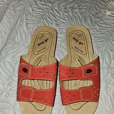 Sandales Easy Go rouges, taille 41