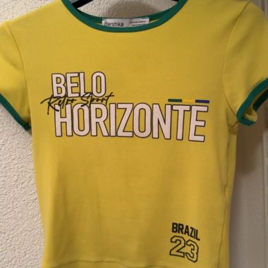Bershka Brazil crop top