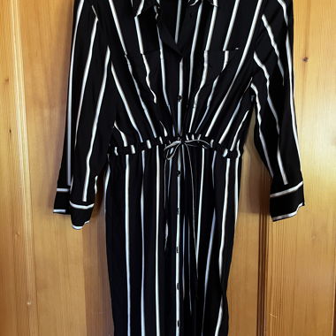 Robe de grossesse rayée