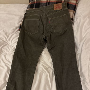 Levis green 501 vintage jeans 