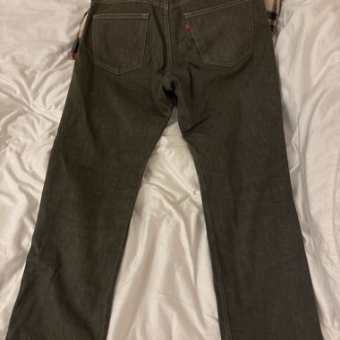 Jeans vintage Levis green 501