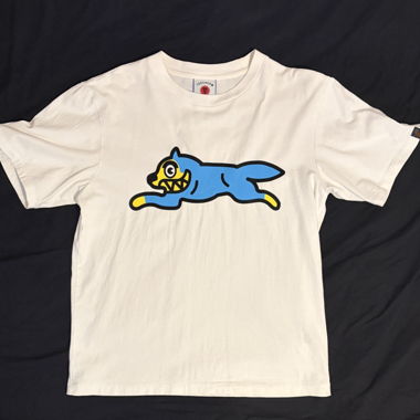 T-shirt Ice Cream Running Dog bianco/blu/giallo M