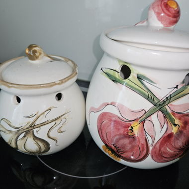 Set di contenitori in ceramica per alimenti