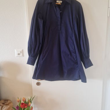 Abito camicia blu/viola di COS