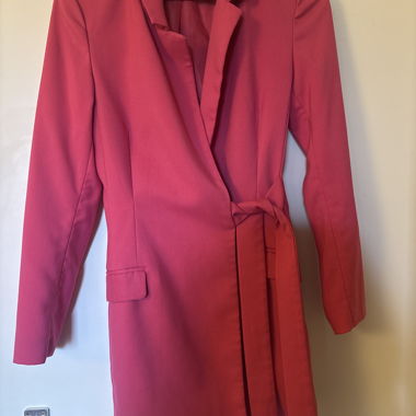 Blazer im Kleid-Look rosa