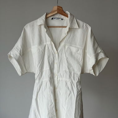Mini abito bianco Zara