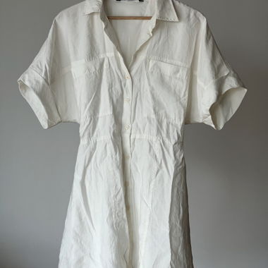 Mini-Weißes Kleid von Zara