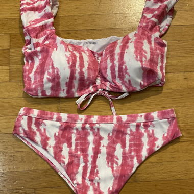 Tezenis Bikini Set pink-weiss, Grösse xs-s