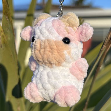 Porte-clés vache - Fait main ! 7x5x4cm