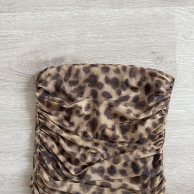 Leopard Tube Top - Zara Dupe