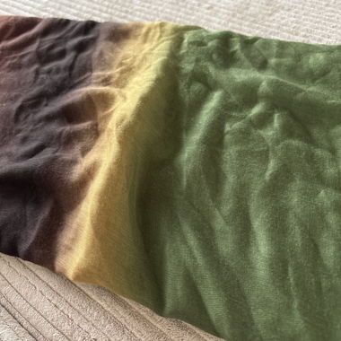 Hijab sfumato colore foresta 