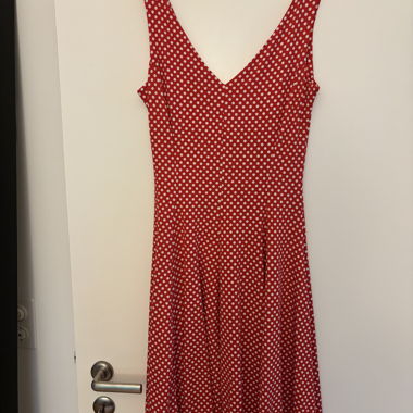 Vestito estivo rosso a pois Robe Sibel