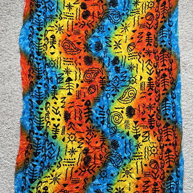 Telo mare batik colorato