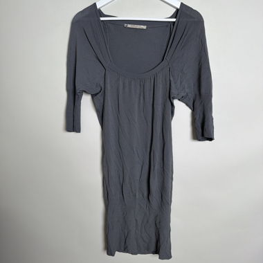Abito in maglia grigio
