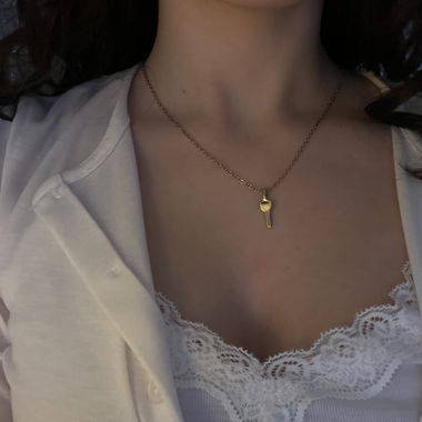 gold key chain