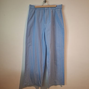 Pantaloni a righe blu