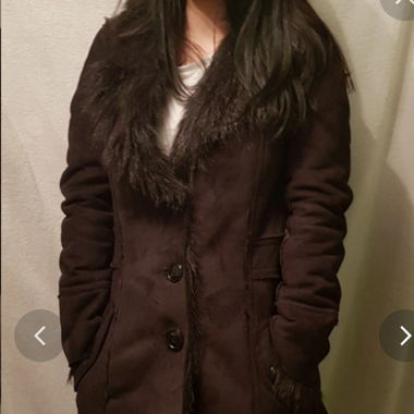 Fell Mantel Jacke