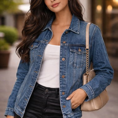 Giacca di jeans blu XS