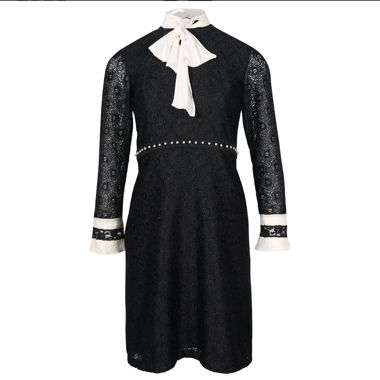 Sandro Kleid schwarz weiss 
