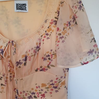 Abito lungo floreale Reclaimed Vintage