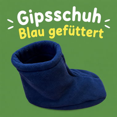 Scarpa per gesso blu foderata