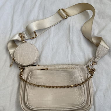 Beige Crossbody Bag