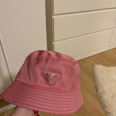 Prada rosafarbener Chapeau-Bob