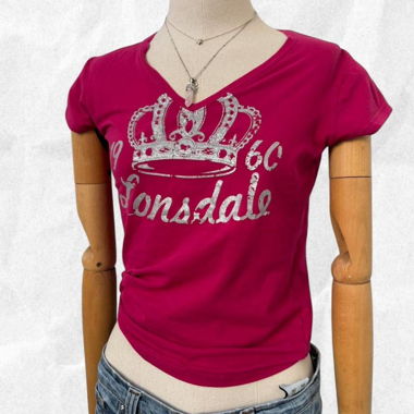 Lonsdale Pink Vintage-Tee y2k