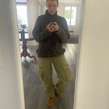 H&M military pants trousers khaki hose