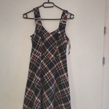 Kariertes Skaterkleid