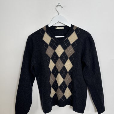 Maglione Burlington in lana a rombi