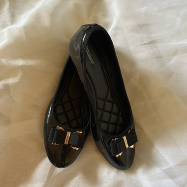 Ballerine nere in vernice