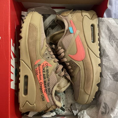 Nike air Max 90 desert sand - off white 